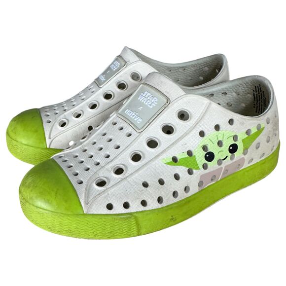 Native Star Wars Yoda Slip On Water Shoes Toddler Size 7 C7 - Picture 1 of 8